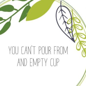 You can't pour from any empty cup - are you ok gut healing