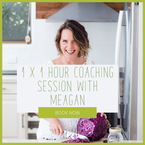 1 x 1 hour meal planning coaching session with The Gut Healing Community